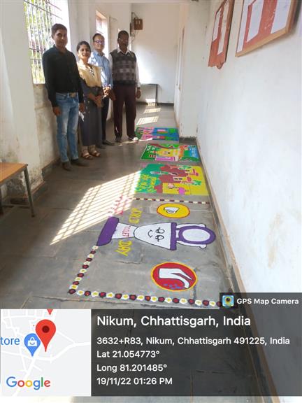 RANGOLI COMPETITION ON WORLD TOILET DAY 