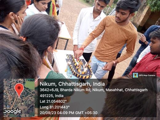 MODEL EXHIBITION ON NATIONAL ENGINEERS DAY BY PHYSICS DEPARTMENT 